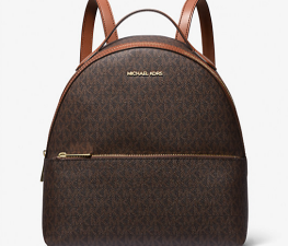 MK Brown Backpack